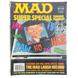 Vintage 1982 MAD Summer Special Collectible Comedy Satire Comic‎ Book